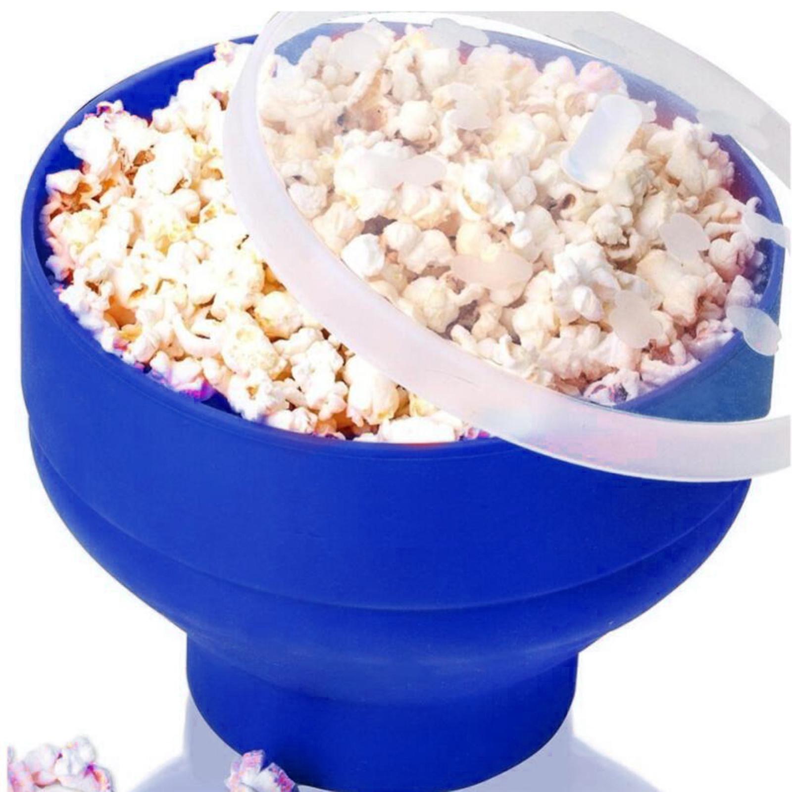 Microwave Popcorn Maker Pop Corn Collapsible Silicone Bowl Container