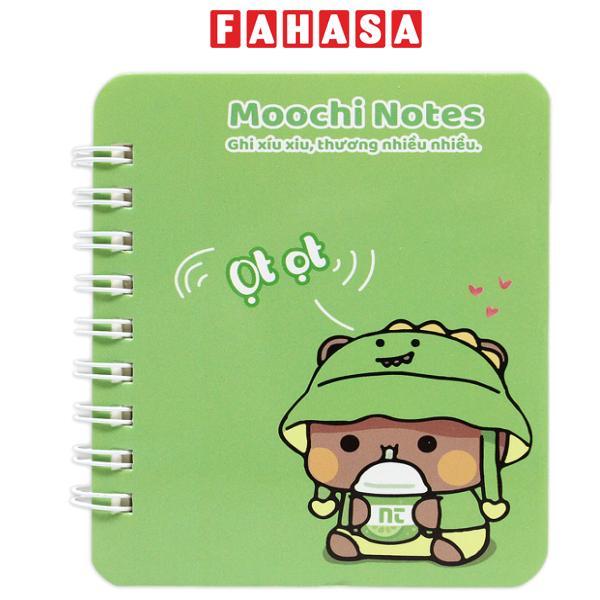 Sổ Lò Xo Moochi Notes A7 - Kẻ Ngang - 160 Trang 300gsm - The Sun 04