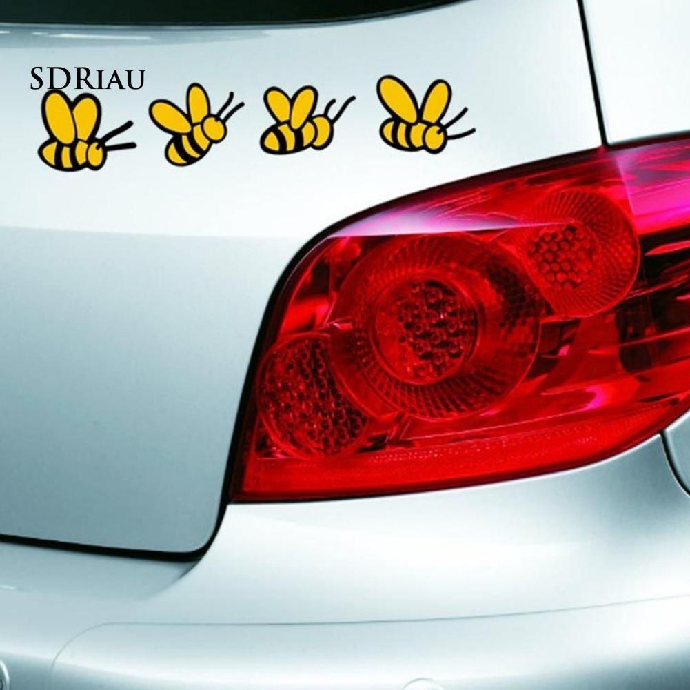 Miếng Dán Trang Trí Xe Hơi Hình Con Ong Sáng Tạo
