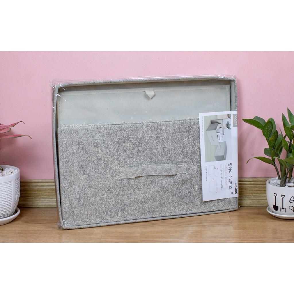 Hộp đựng đồ Daiso Hàn Quốc nắp rời - QUAI VẢI