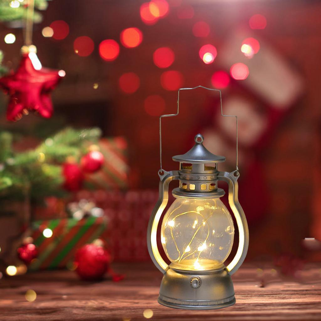 2-6pack Decorative Oil Lamp Christmas LED Lantern Lamp Hanging Lantern for Home