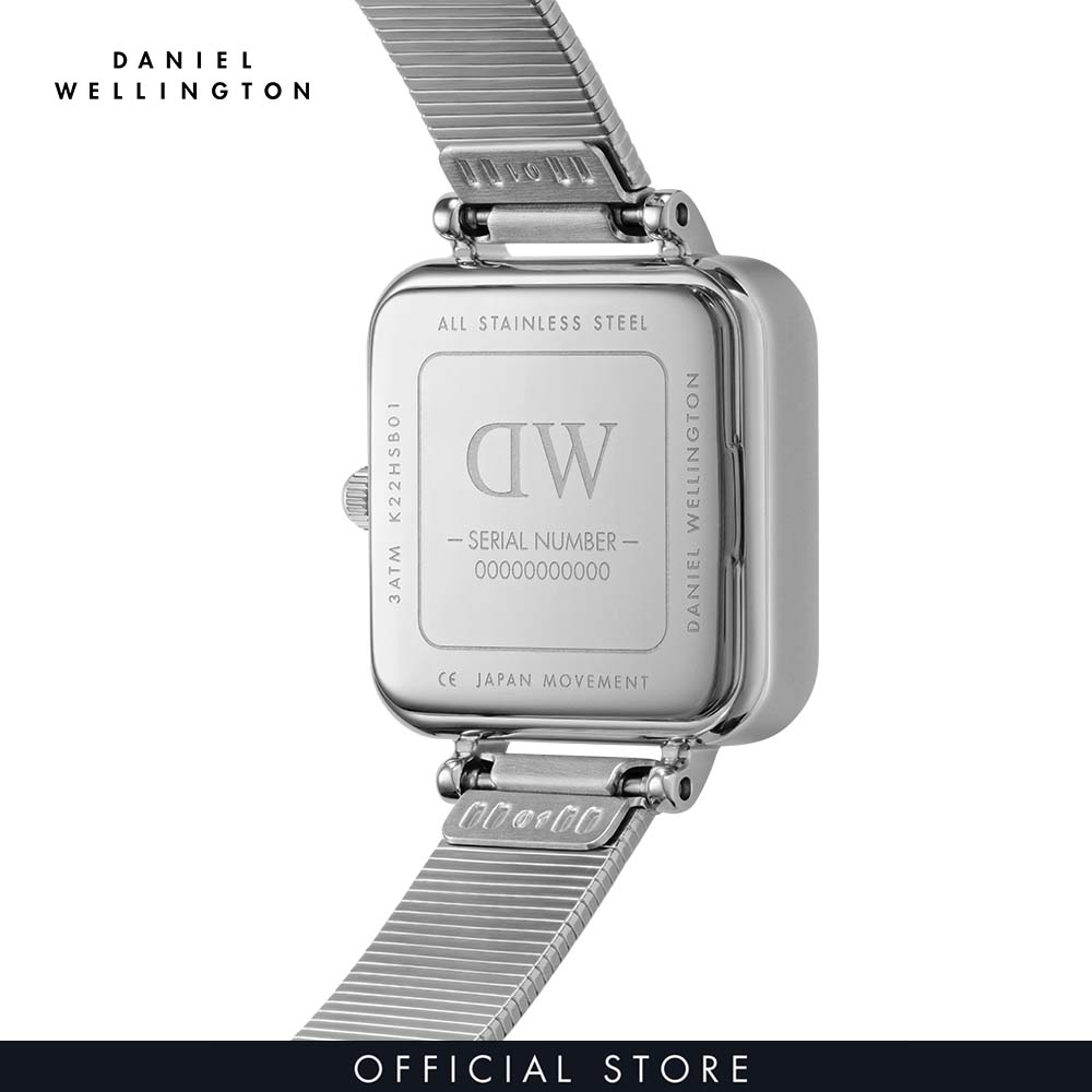 Đồng hồ Nữ Daniel Wellington dây lưới - Quadro Studio 22x22 mm DW00100522