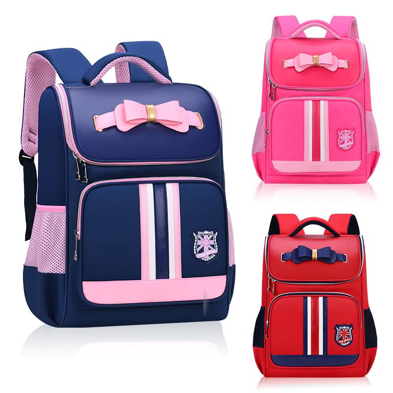 Hoạt Hình Dễ Thương Nơ Chỉnh Hình Ba Lô Trẻ Em Học Túi Cho Bé Gái Công Chúa Trẻ Em Schoolbags Ba Lô Tiểu Lưng Mochila