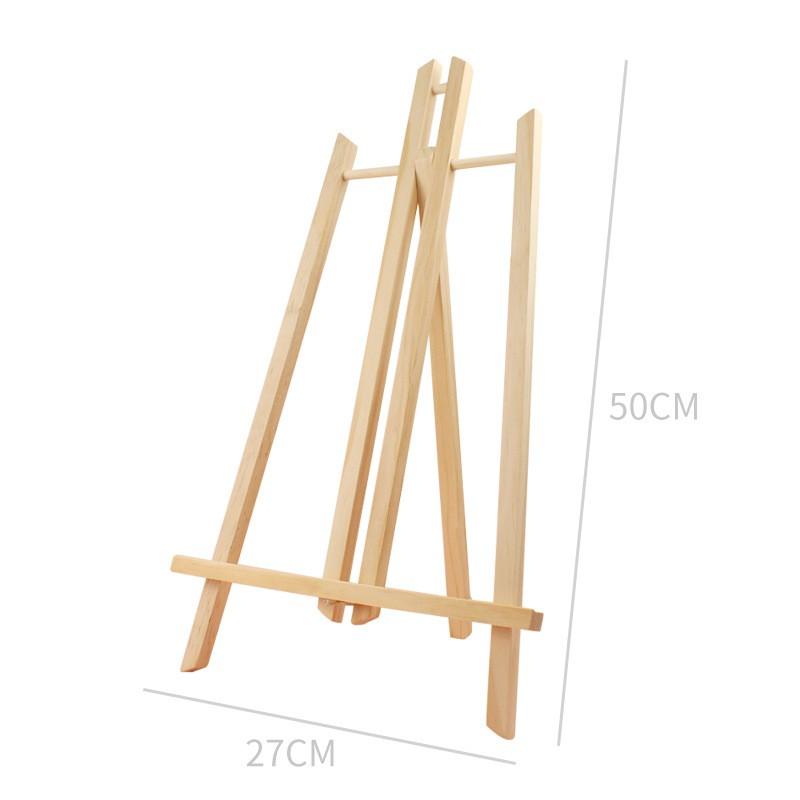 Giá vẽ tranh mini gỗ thông để bàn cao 50 cm
