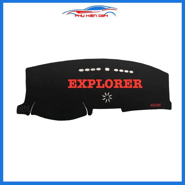 Thảm taplo Explorer 2016-2017-2018-2019-2020-2021-2022 chống nắng nóng làm mát xe mở rộng tầm nhìn