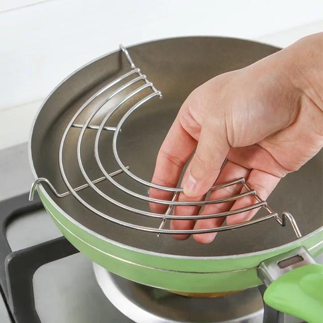Vỉ Gác Chảo Rán Cao Cấp Bằng Inox