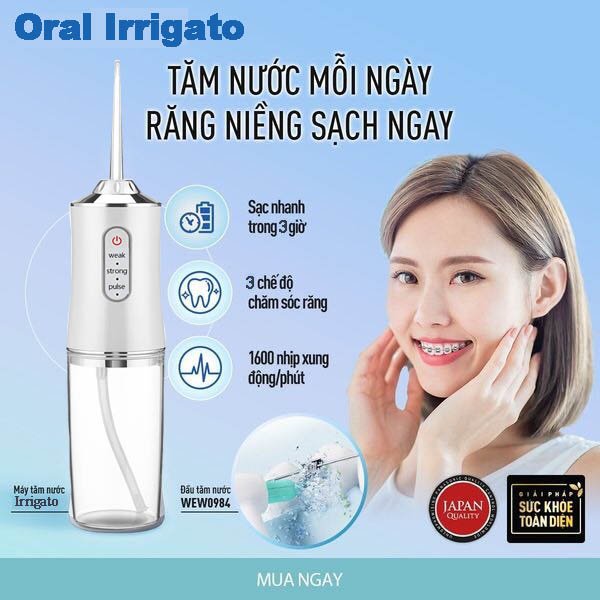 Máy Tăm Nước Vệ Sinh Răng Miệng Oral Irrigator Bản Rút Gọn vệ sinh răng miệng màu sắc ngẫu nhiên