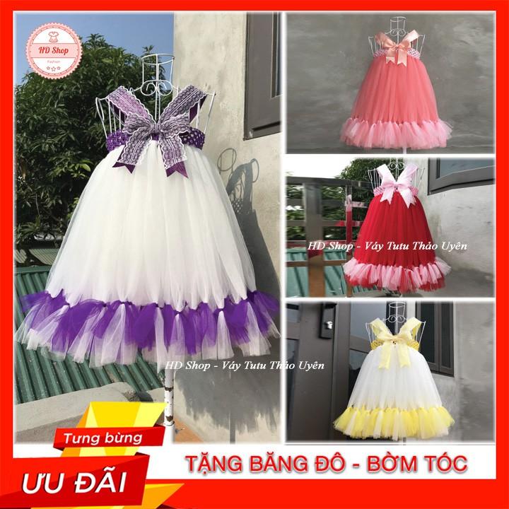 Đầm bé gái ️️ Đầm công chúa thiên nga cho bé gái 3kg đến 30kg