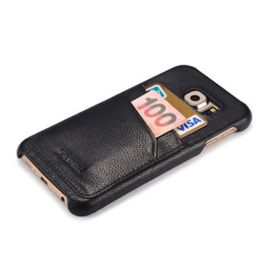 Ốp lưng da cao cấp dành cho Samsung Galaxy S6 hàng hiệu Icarer - Hàng chính hãng