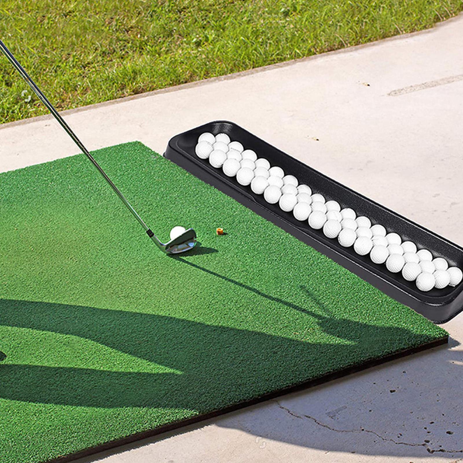 Heavy Duty Golf Ball Holder Durable Driving Range Golf Ball Tray Golfer Accessory
