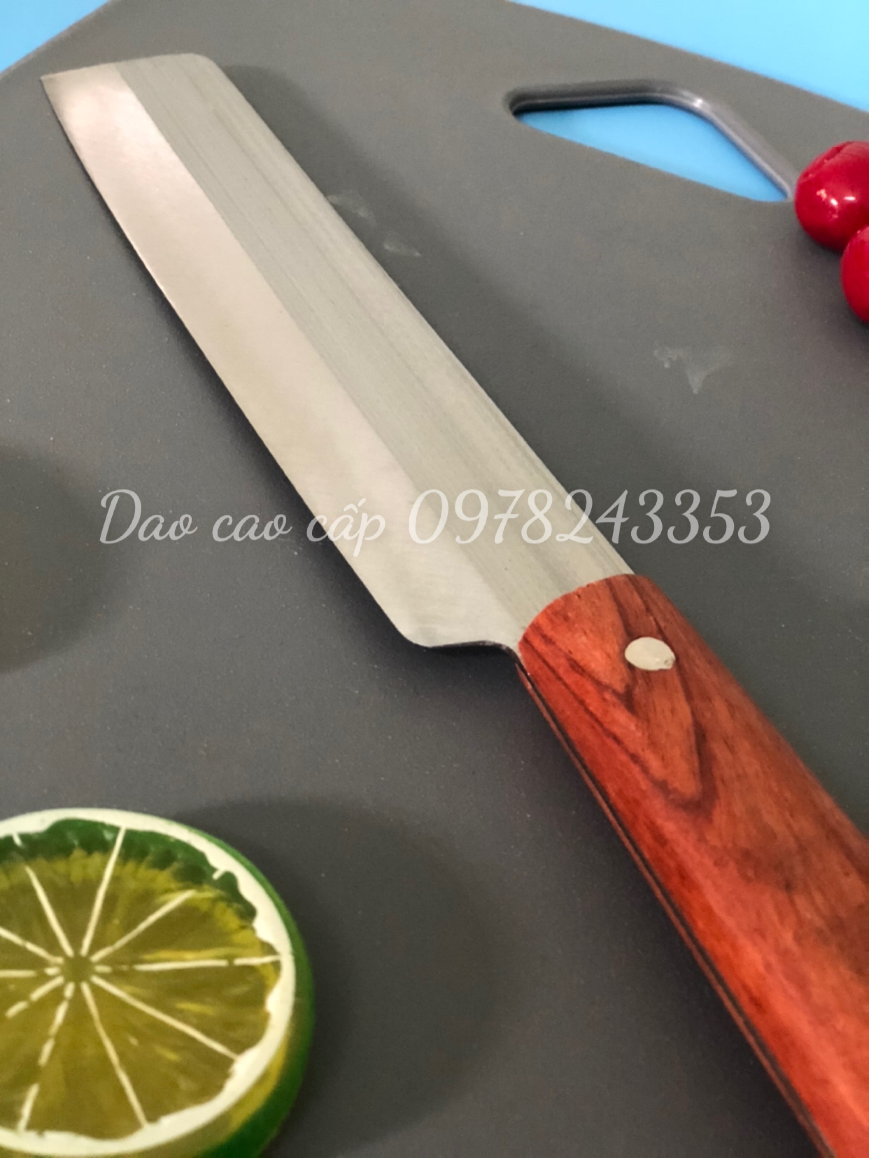 Bộ 3 dao chặt gà vịt-hoa quả -lọc cao cấp thép trắng