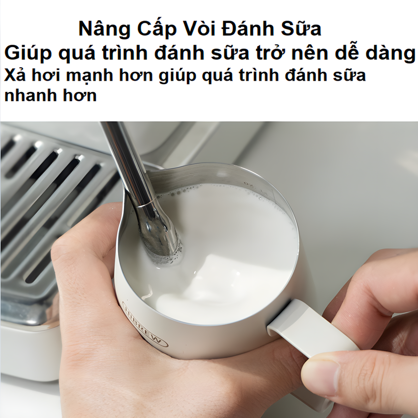 Máy pha cà phê Espresso chuyên nghiệp thương hiệu Mỹ cao cấp HiBREW H10 Plus - Hàng Nhập Khẩu