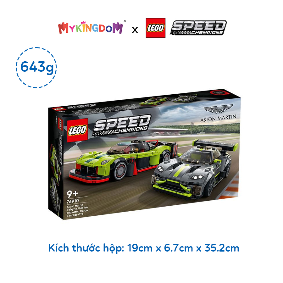 Đồ Chơi LEGO Siêu Xe Aston Martin Valkyrie Amr Pro And Aston Martin Vanta 76910 (592 chi tiết)