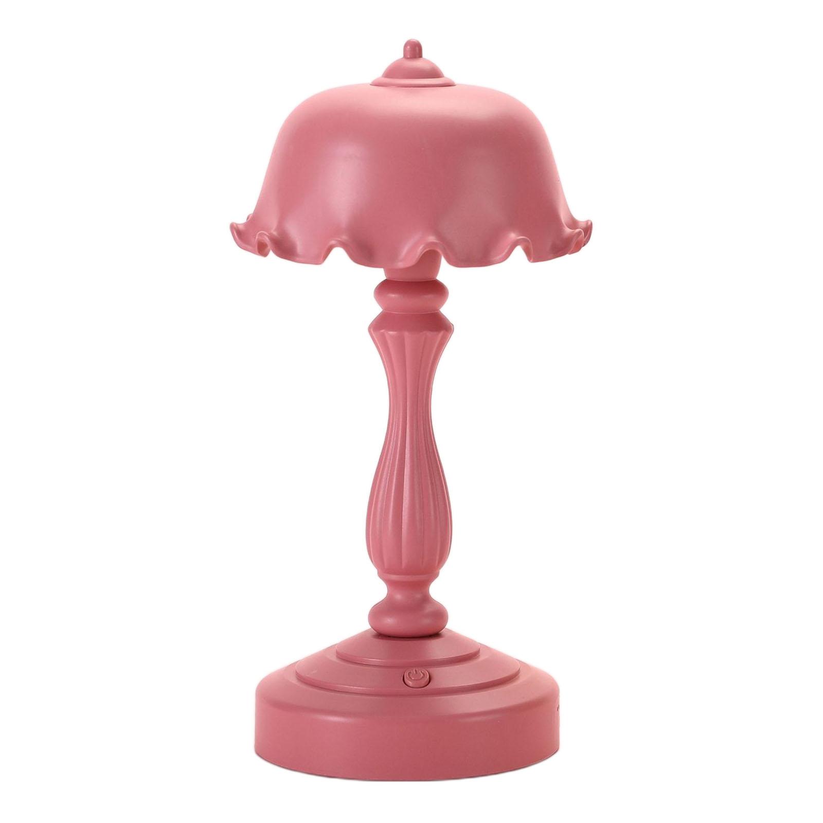 Bedside Table Lamp, with USB Ports, ABS Charger Base with Lotus Shade, Modern Desk Lamp for Bedroom, Living Room, Kid's Room, Dorm, Office