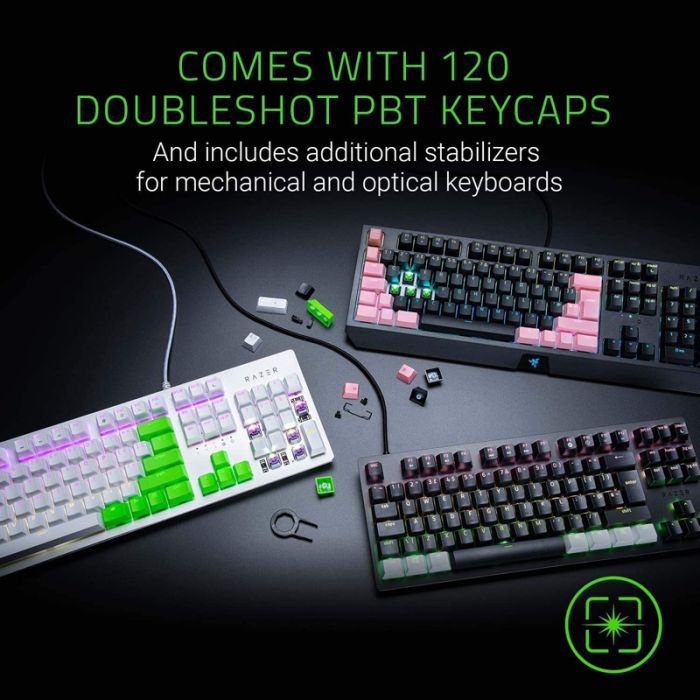 Bộ phím bấm Razer PBT Keycap Upgrade Set (Mới, hàng chính hãng)