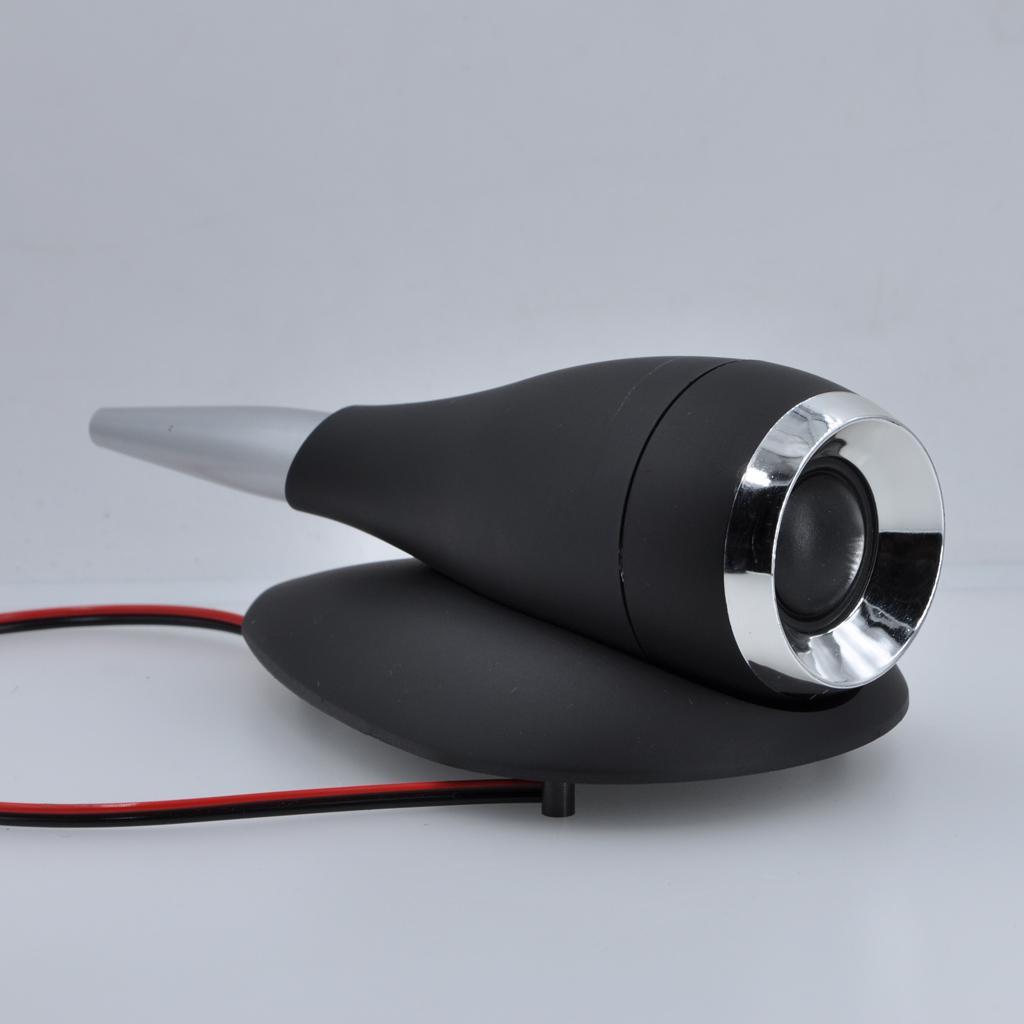 Premium Car Home Tweeter Speaker Enclosure Plastic Shell Cover Black