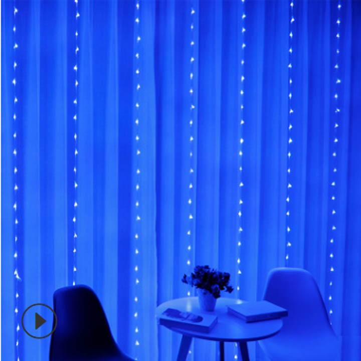 Đèn led rèm hiệu ứng mưa rơi, nước chảy, và nhiều chế độ nháy hoặc dừng