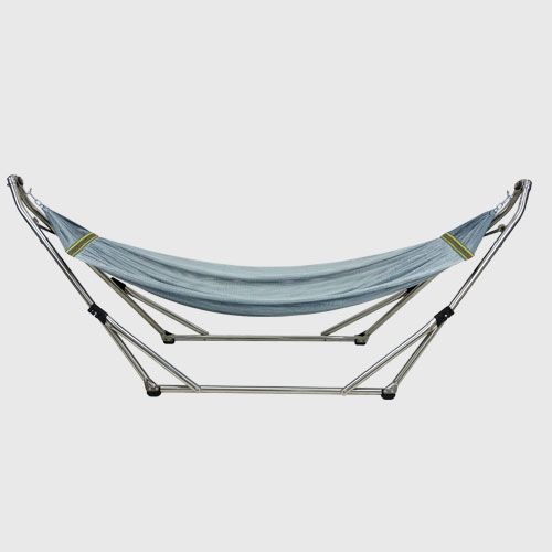 Bộ khung võng Xếp Thái Sơn ống tròn - đầu cong relax (Chất liệu inox) + võng lưới ( HÀNG CHÍNH HÃNG - ĐỔI TRẢ MIỄN PHÍ )