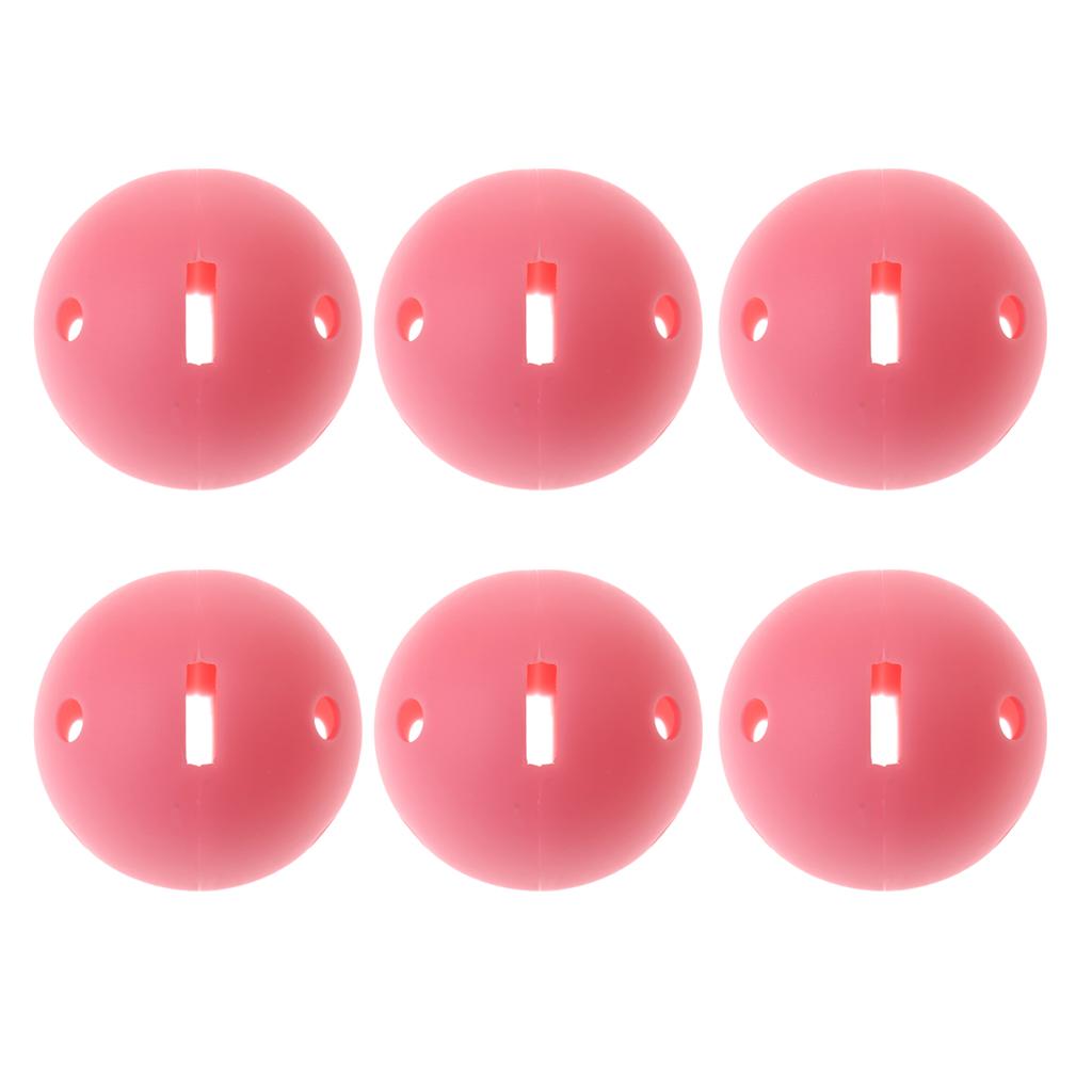 6 Pieces Lightweight Golf Balls Indoor Practice Golf Balls 2 Color Options