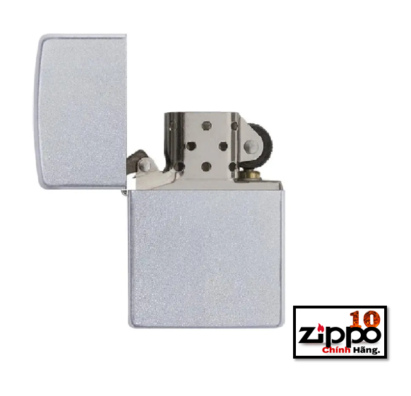 Bật lửa Zippo 205 Classic Satin Chrome - Chính Hãng 100%