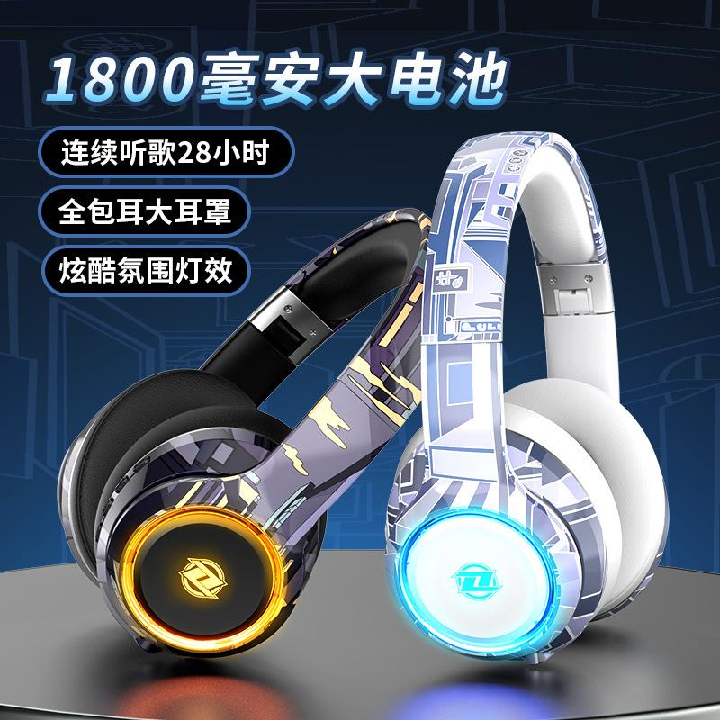 Tai nghe Bluetooth thể thao điện tử được ưa chuộng nhất gắn trên đầu loa siêu trầm có giá trị cao không dây tiêu chuẩn 20 mét với thẻ có thể gập lại