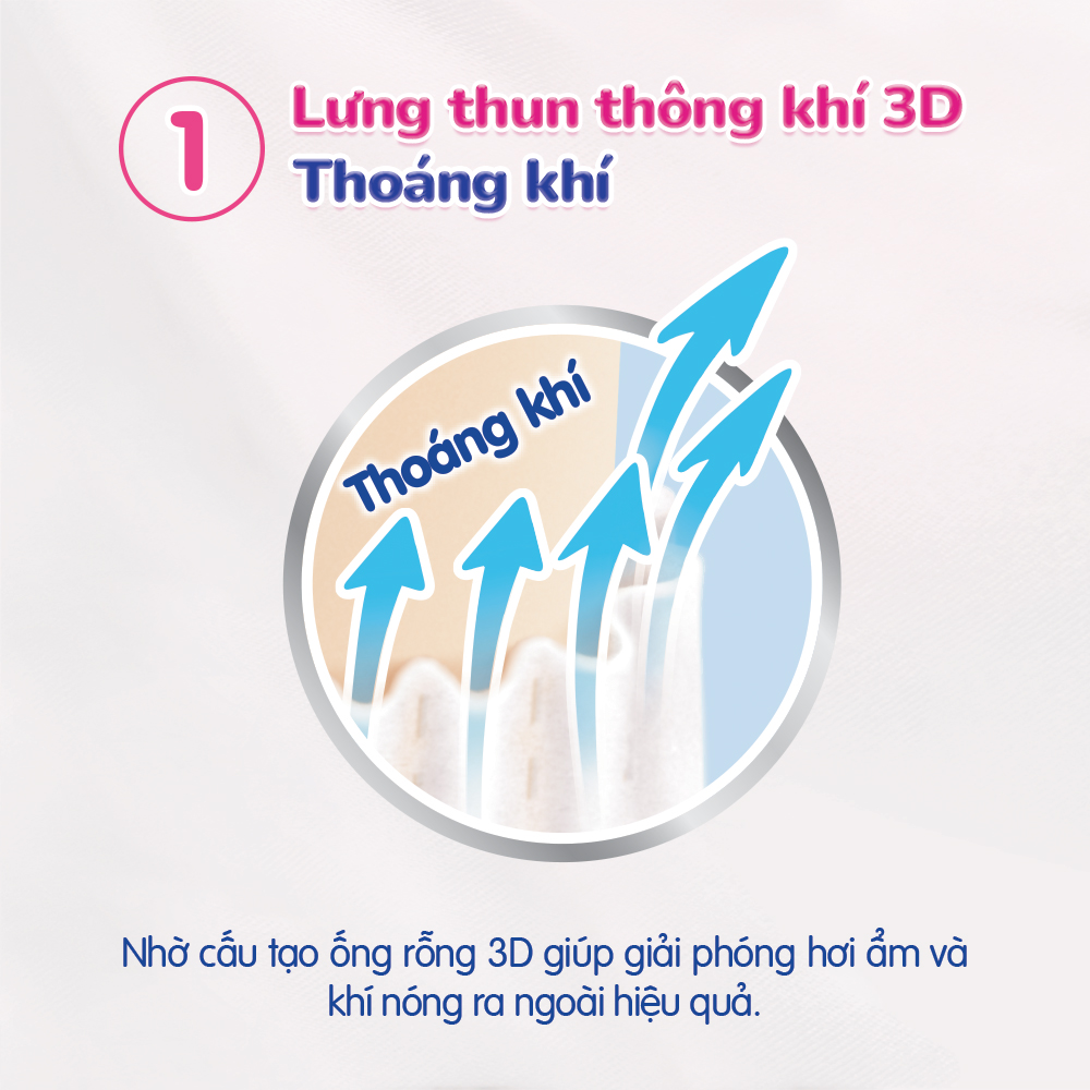 Combo 3 túi Tã quần Merries XL38