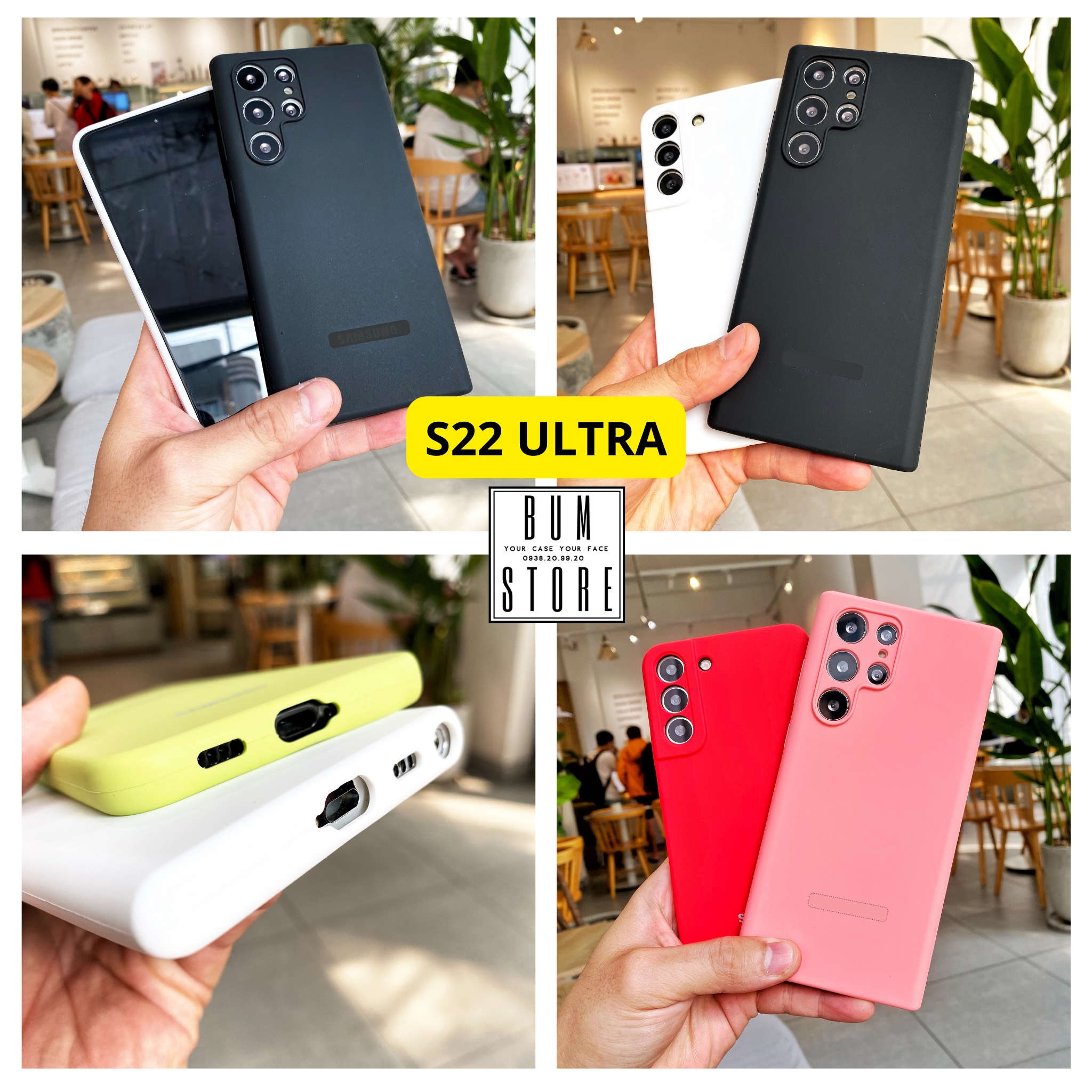 Ốp Lưng Silicone Chống Bẩn Cho Samsung Galaxy S23 Ultra / S23 PLus / S22 Ultra / S22 Plus / S21 Ultra / S21 Plus