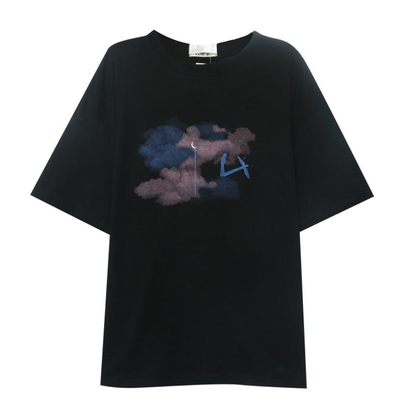 MS993 Áo thun nam nữ form rộng đám mấy loang, áo thun unisex hè cotton mềm mát