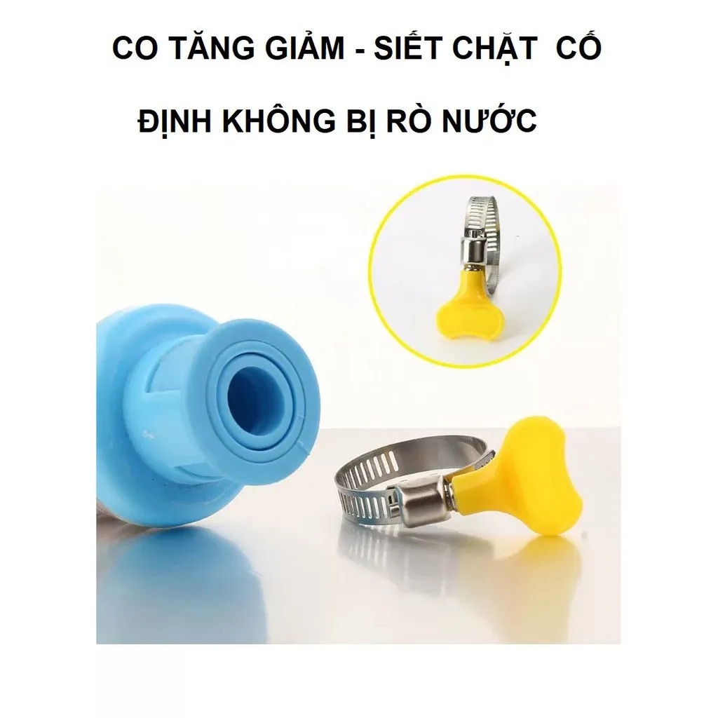 Đầu vòi lọc nước 6 tầng kèm đai siết cổ dê