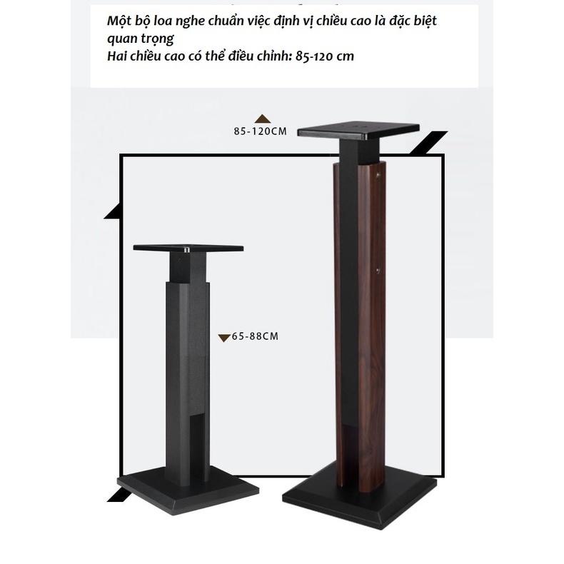 Chân loa gỗ điều chỉnh chiều cao, chân loa đứng tải trọng 60 kg