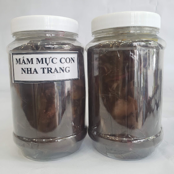 Đặc Sản Nha Trang - Mắm Mực Nha Trang Nguyên Con Hương Vị Tuyệt Vời , Seavy Hộp 500G