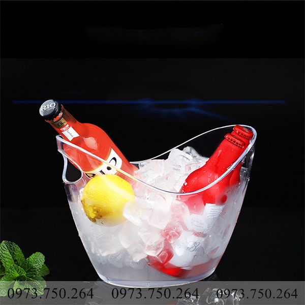 Xô ngâm rượu vang 4 lít loại trong