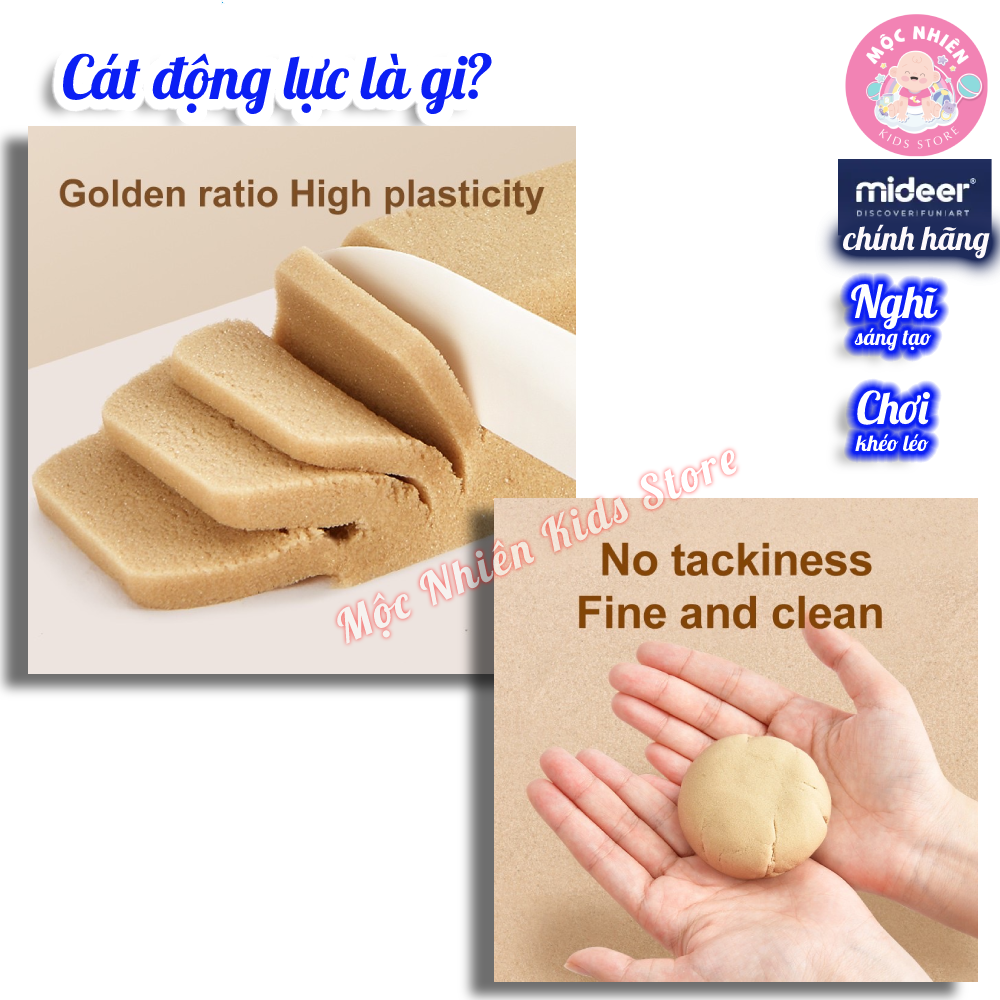 Đồ Chơi Cát Động Lực An Toàn Cho Bé Magic Sand - Thương hiệu Mideer - Dành Cho Bé Từ 3 Tuổi