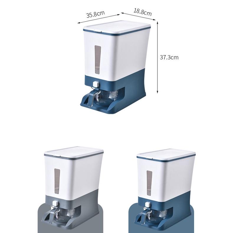 Hộp bảo quản, đo lường gạo 35.8x18.8x37.3cm