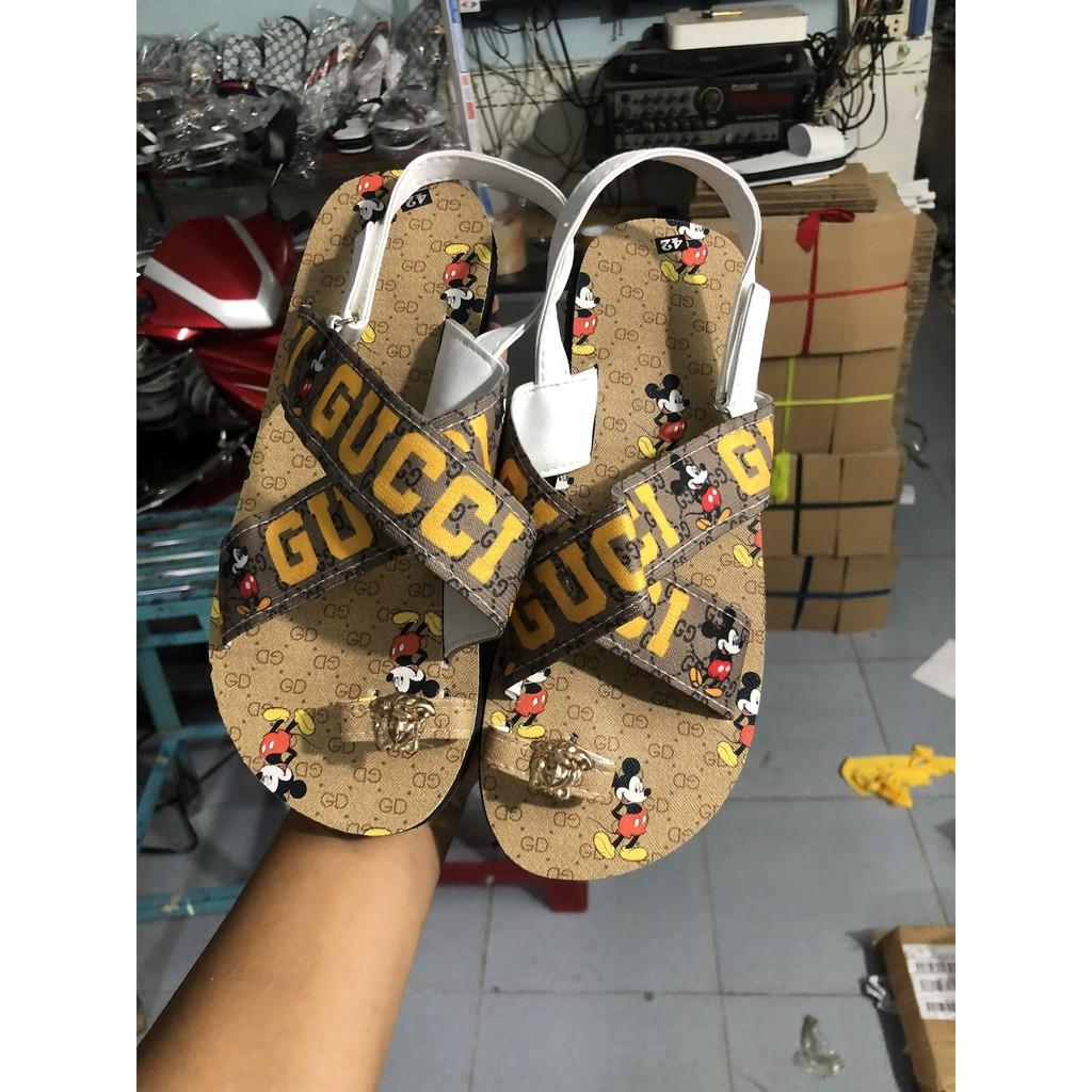 sandal đồng nai sandal quai chéo micky nữ có hậu đế micky bò size từ 35 nữ đến 42 nữ