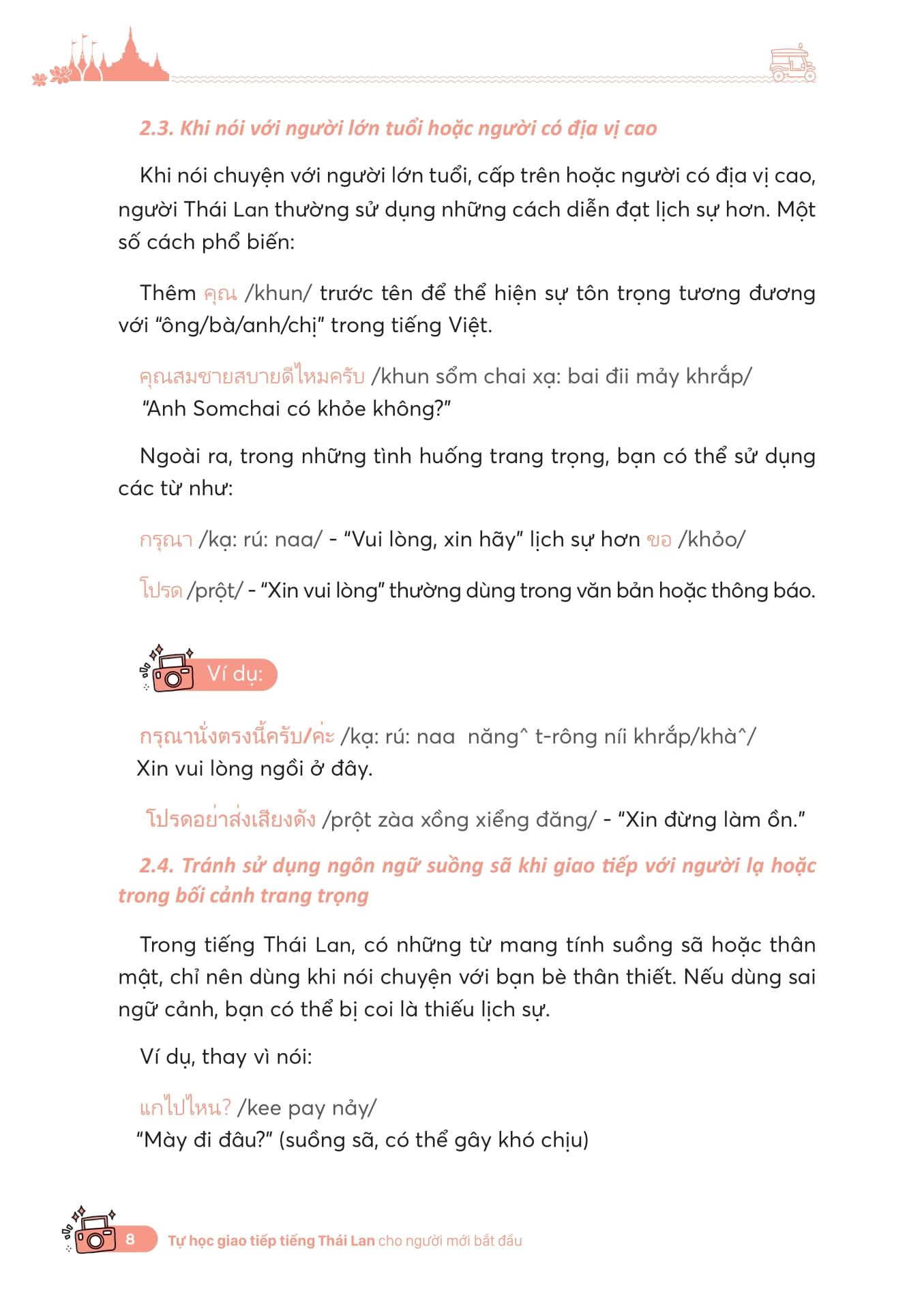 Sách - Tự Học Giao Tiếp Tiếng Thái Cho Người Mới Bắt Đầu