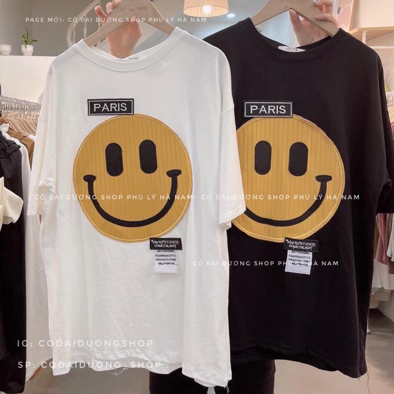 Áo phông mặt cười paris