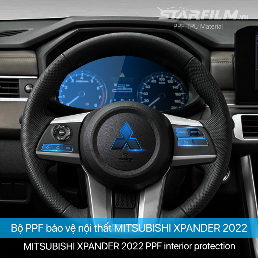 Mitsubishi Xpander 2022 PPF TPU chống xước tự hồi phục STARFILM