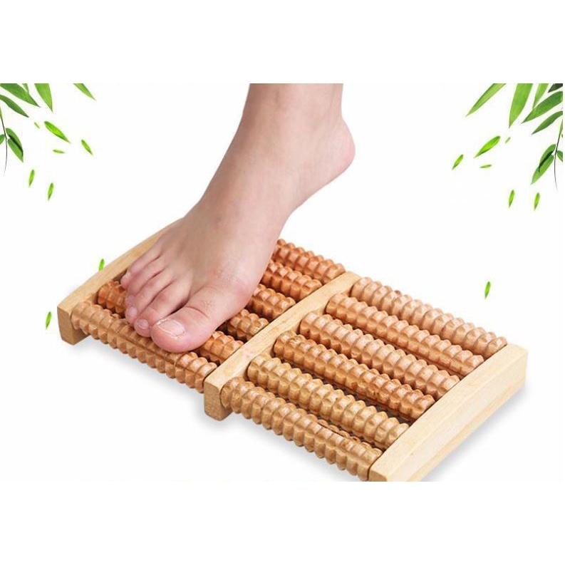 DỤNG CỤ MASSAGE CHÂN 5 BÀN GIÚP CHO ĐÔI CHÂN ĐƯỢC ĐẢ THÔNG KINH MẠCH CHẤT LIỆU GỖ TỰ NHIÊN CAO CẤP