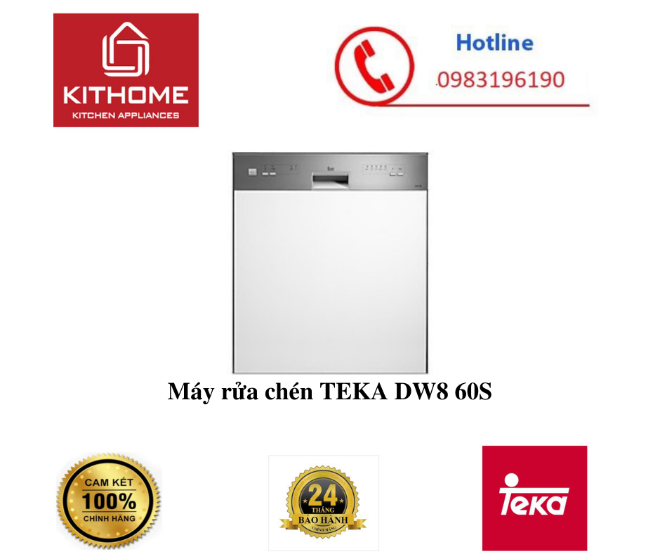 Máy rửa chén TEKA DW8 60S - HÀNG CHÍNH HÃNG