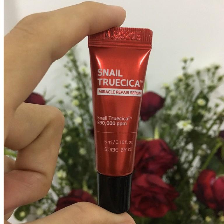 Tinh Chất Ốc Sên Đen Some By Mi Snail Truecica Miracle Repair Serum Mini 5ml