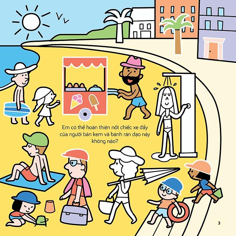 Sách Tô màu khám phá thế giới