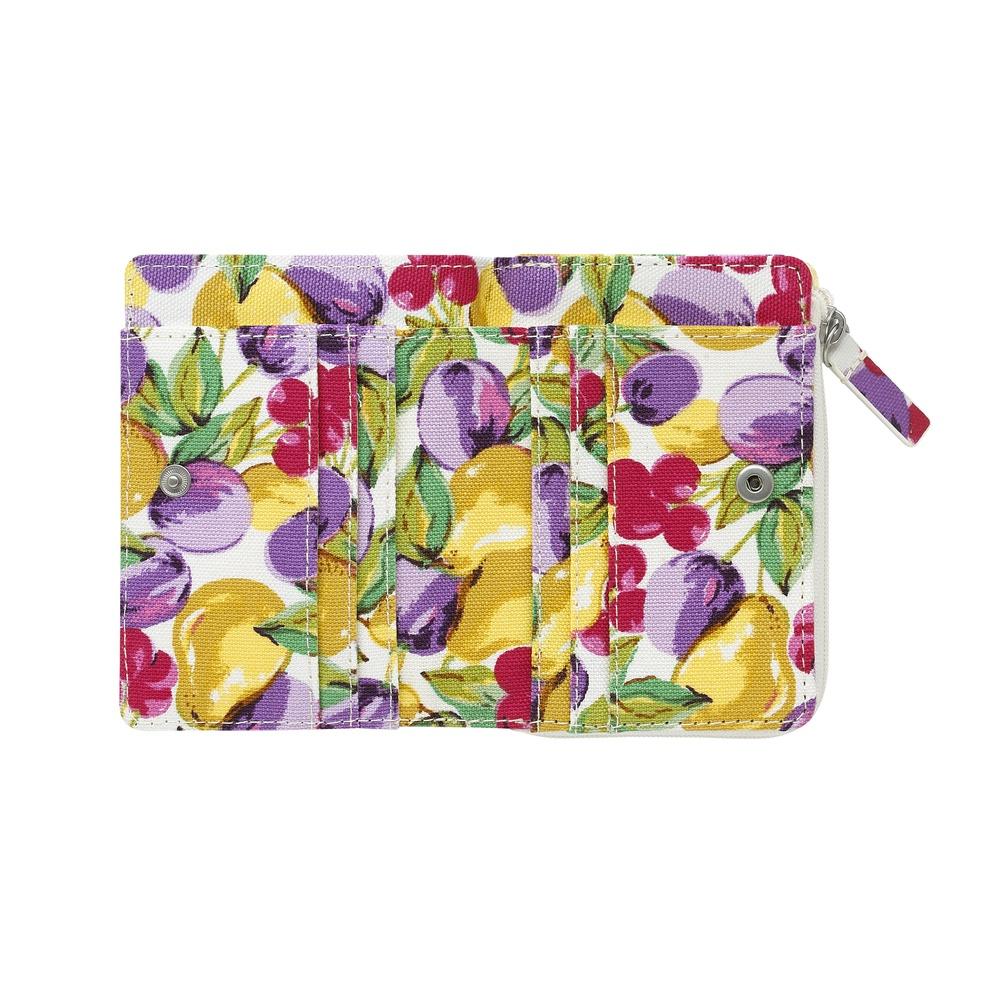 Cath Kidston - Ví cầm tay Small Card &amp; Coin Purse Small Painted Fruit - 1002706 - Warm Cream