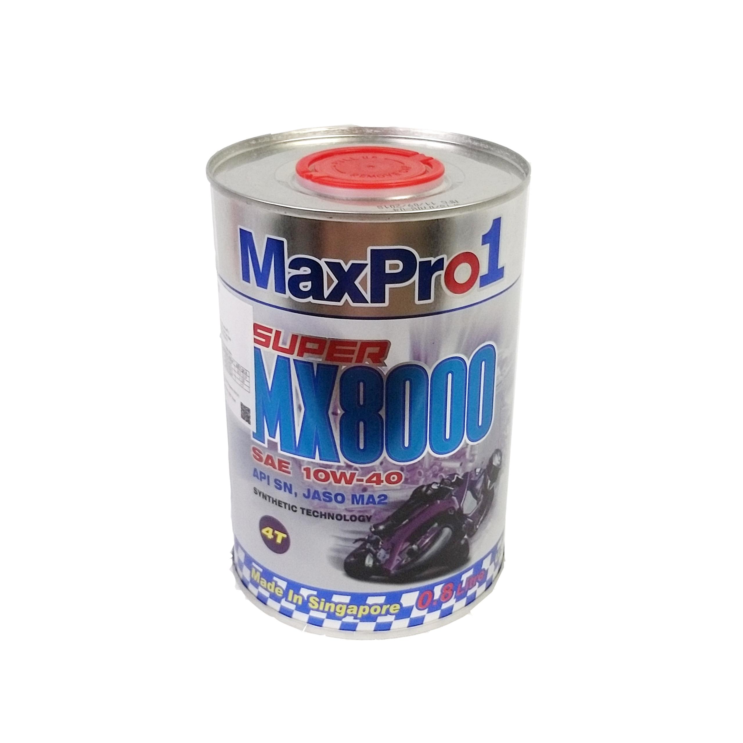 Dầu động cơ xe phân khối lớn MaxPro1 MX8000 800ml