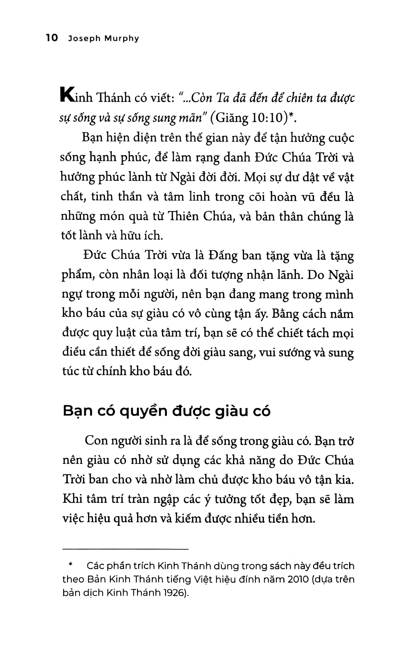 Quyền Năng Vô Hạn Để Giàu Có - Your Infinite Power To Be Rich