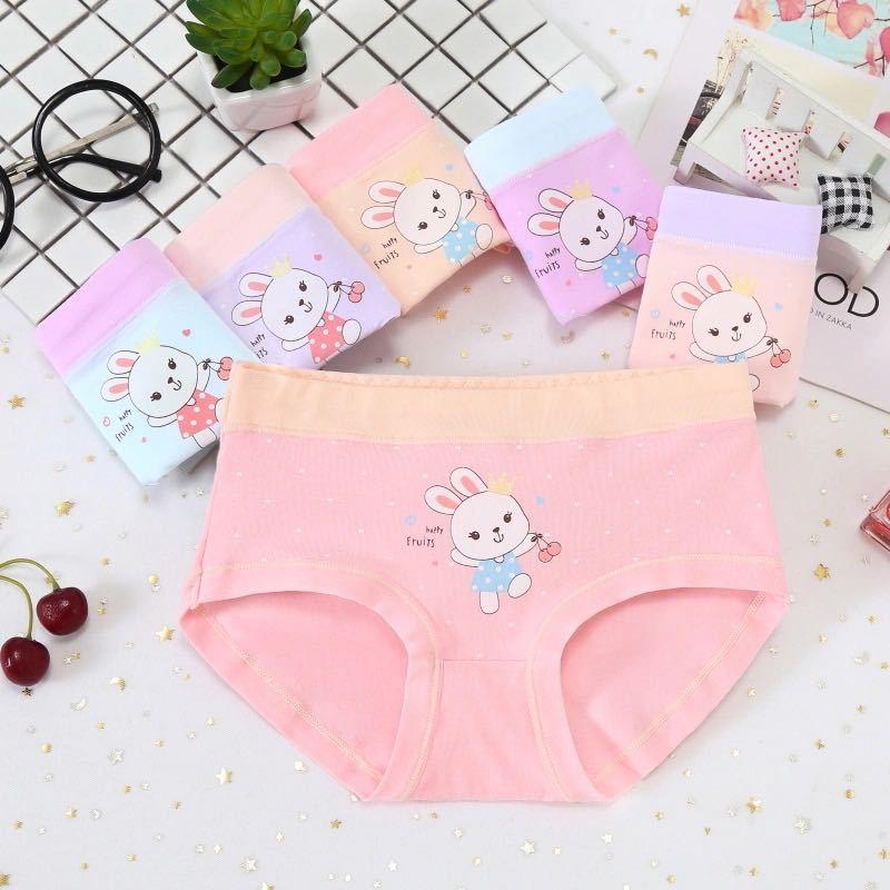 Set 5 quần chip tam giác bé gái KIDS GENZ QUẢNG CHÂU , quần lót trẻ em cotton cao cấp mềm mịn thoáng mát bảo vệ CHO BÉ