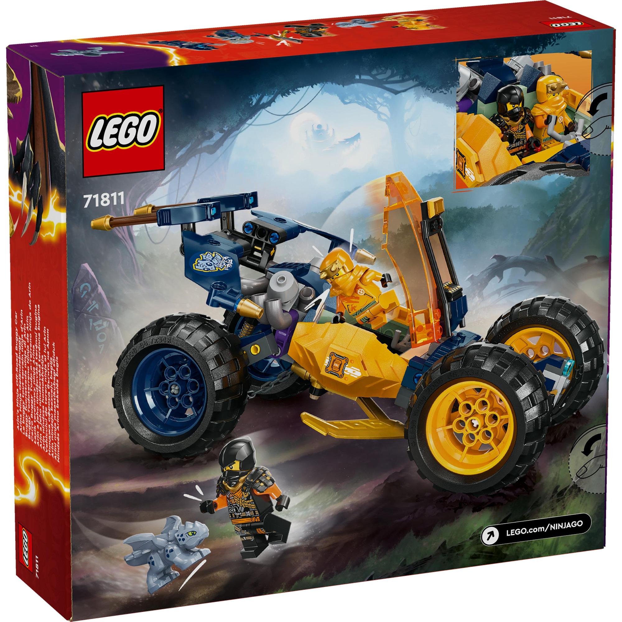 LEGO NINJAGO 71811 Đồ chơi lắp ráp Chiến xe địa hình của Arin (267 Chi Tiết)