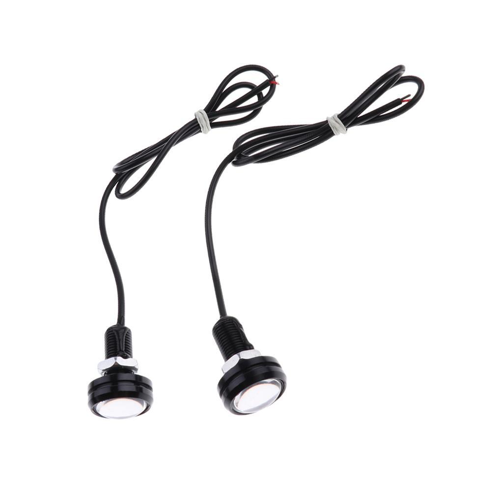 Pair Eagle Eye 3030 3LED Car DRL Daytime Running Light Signal Lamps