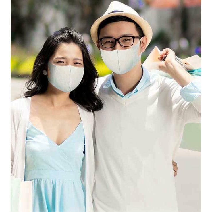 Khẩu trang 3D Unicharm Nhật Bản ngăn khói bụi 100 chiếc.