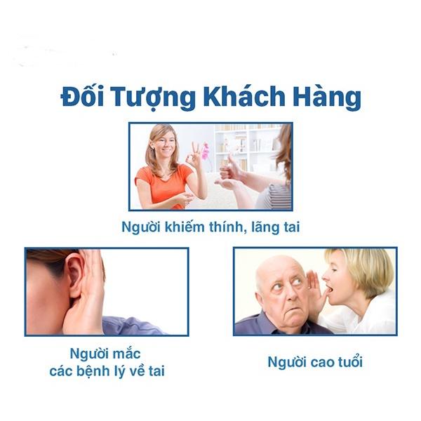 Máy trợ thính cho người già,máy trợ thính siêu nhỏ hai tai với chế độ cảm ứng,tai nghe trợ thính GOODMIL